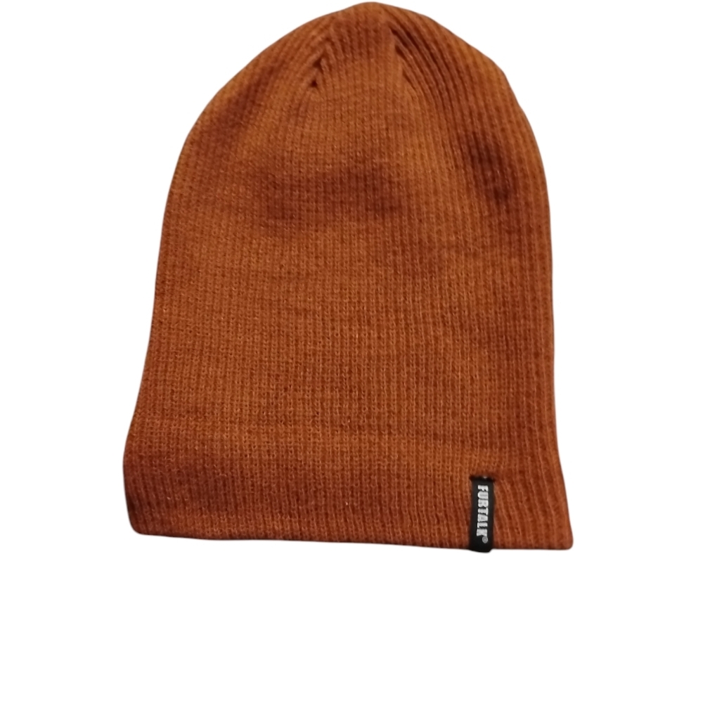 Unisex Furtalk Knit Beanie Slouchy Hat Brown Warm Winter Streetwear Outdoors 0/S